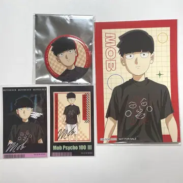 모브 사이코 100 도쿄 타워 카게야마 시게오 캔뱃지, 카드, 엽서 세트