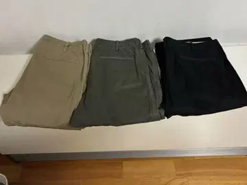 유니클로 빈티지 레귤러 핏 치노 3종 세트