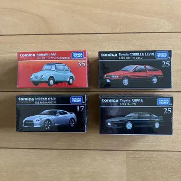토미카 프리미엄 4대 세트 GT-R, 수프라 외 정리