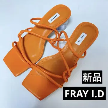 FRAY I.D 오렌지 스트랩 샌들