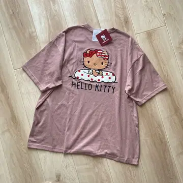 HELLO KITTY 일광화상 키티 핑크 티셔츠