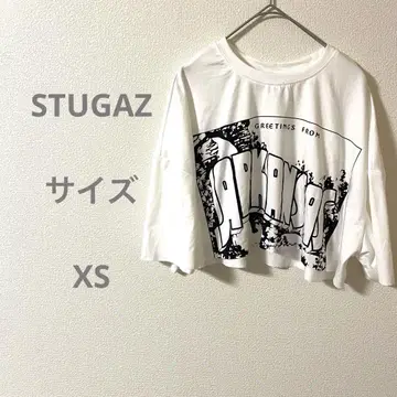 STUGAZ Greetings from Arkansas 크롭 티셔츠