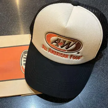 A&W 메쉬 로고 캡 블랙 [정품]