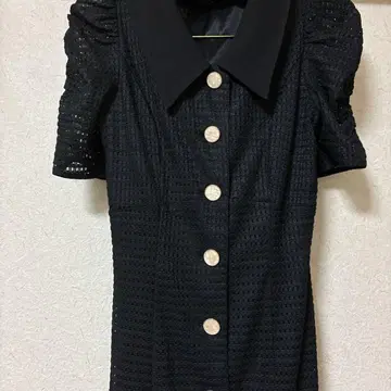 리젝시 러셀 레이스 머메이드 원피스 블랙