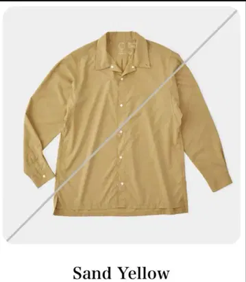 2025 야마토미치 UL 셔츠 Sand Yellow S 사이즈
