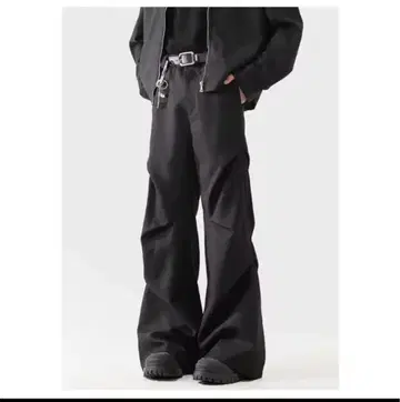 변형 와이드 팬츠 슬랙스 블랙 모드