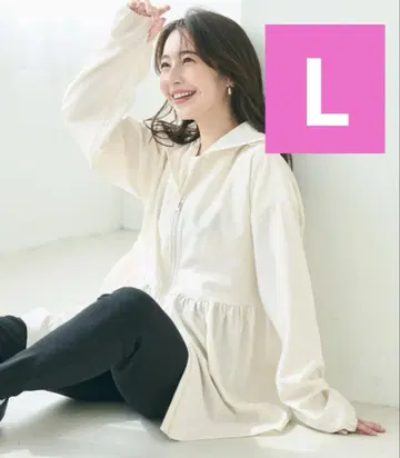coca UV 차단 개더 후드티