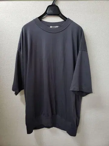 AURALEE 오라리 반팔 맨투맨 차콜 size5