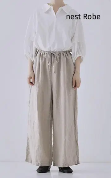 nest Robe 린넨 초발수 이지 와이드 팬츠