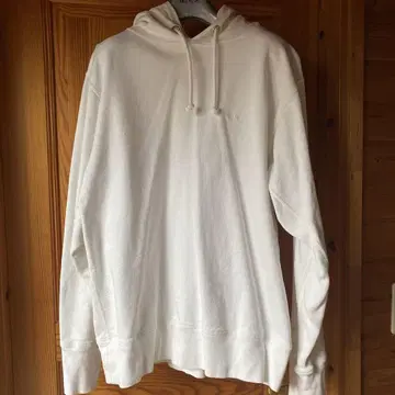 THE NORTH FACE 화이트 후드티 M 퍼플 라벨