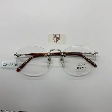 빈티지 투 포인트 타입 안경 프레임 CZ-369B 남녀 공용