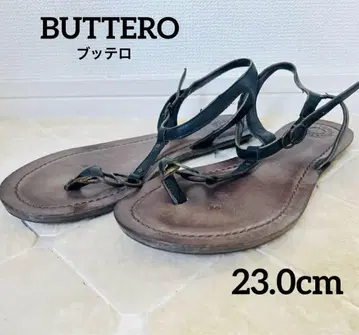 BUTTERO 버터로 플랫 플립플랍 플랫 23cm (36)
