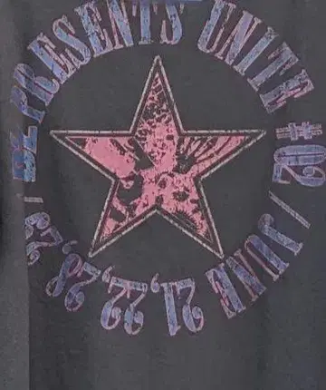B'z UNITE #02 잉크 블랙 티셔츠 2XL 사이즈
