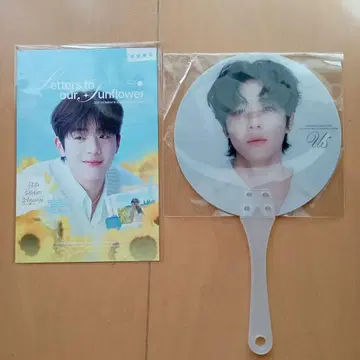 K-POP 아이돌 부채 Letters to our Sunflower