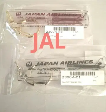JAL 오리지널 A350-1000 키링 2개 세트 미개봉 새상품