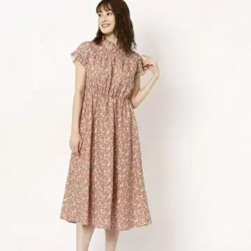 LAURA ASHLEY 로라 애슐리 소레이 페이즐리 무늬 원피스