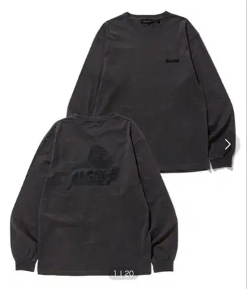 XLARGE 롱 T 셔츠 차콜