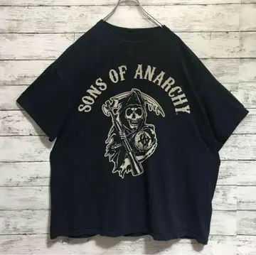 SONS OF ANARCHY 티셔츠 스컬 US