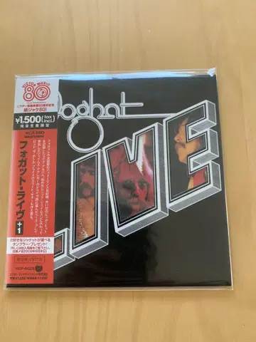 Foghat 라이브 +1 K2 HD 마스터링 종이 자켓 한정판