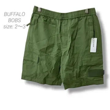버팔로 밥스 BUFFALO BOBS 카고 숏 팬츠 남성용 그린