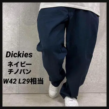 디키즈 네이비 치노 팬츠 빅 사이즈 팬츠 W42 L29 상당