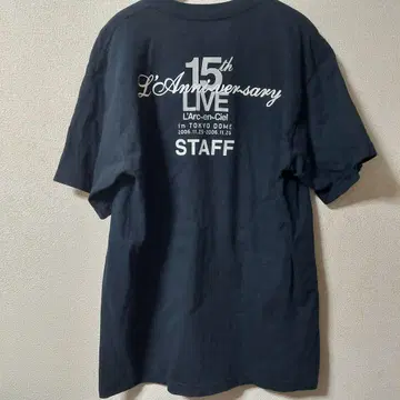 L'Arc-en-Ciel 15th Anniversary 티셔츠 L