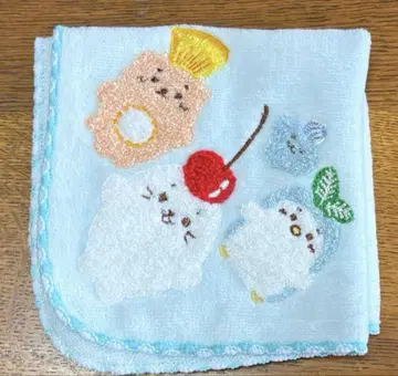 시로탄 자수 손수건