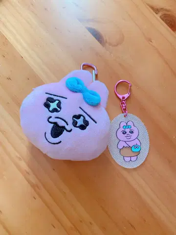 빤쮸토끼 아크릴 키링 봉제 인형 참