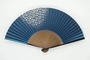 부채 전문점 만요 파랑 케이스 포함