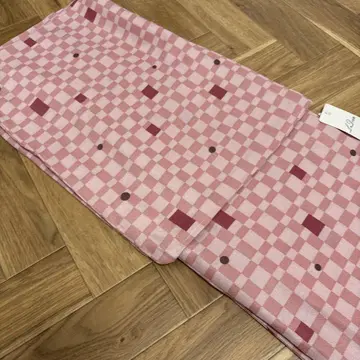 핑크 계열 변형 체크 패턴 코몬 단이