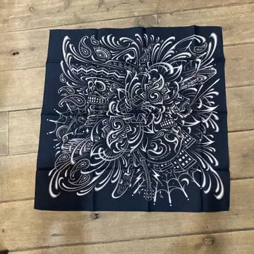 TRIBAL 아트 디자인 반다나 블랙