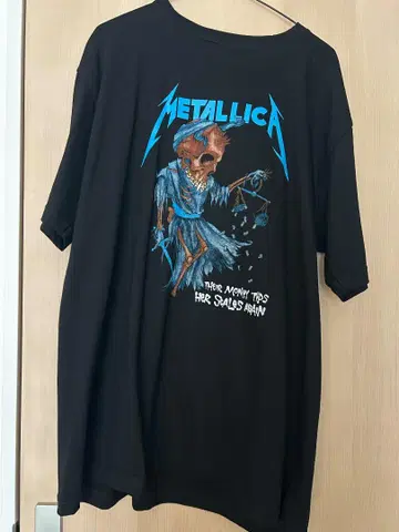 METALLICA/메탈리카 티셔츠 XL