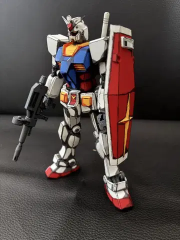 건담 프라모델 HGUC 건담 애니메이션 색칠 rx-78 프리미엄 반다이