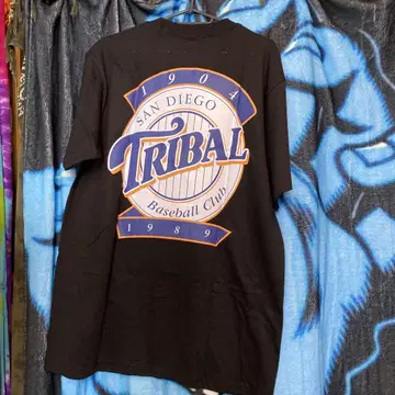 TRIBAL Baseball Club 티셔츠 블랙