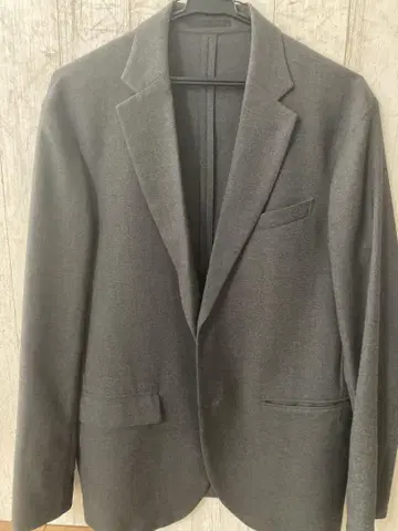 슬림 핏 그레이 비즈니스 자켓