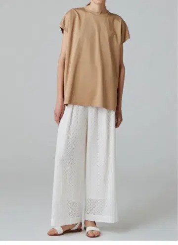 Ballsey 수피마 모크로디 프렌치 슬리브 풀오버