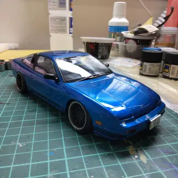 Nissan Silvia S14 180SX 파랑 메탈릭