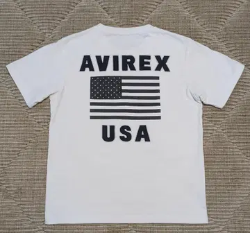 아비렉스 USA 티셔츠 화이트 M