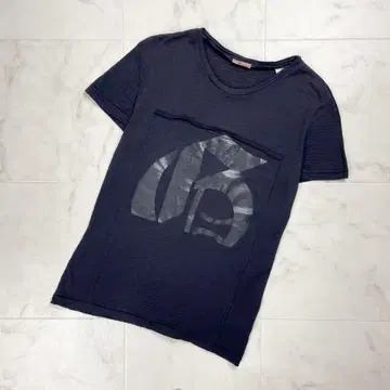 존가리아노 보더 반팔 티셔츠 프린트 브라운 사이즈 S*FD40
