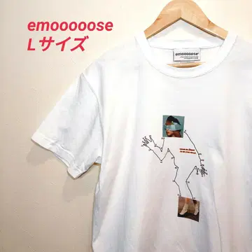 emooooose L 사이즈 티셔츠 화이트