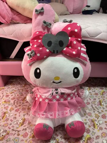 마이멜로디 봉제 인형 빅 핑크