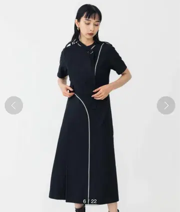 유나이티드 도쿄 컷 아웃 라인 원피스