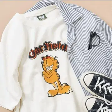 프릭스스토어 가필드 티셔츠