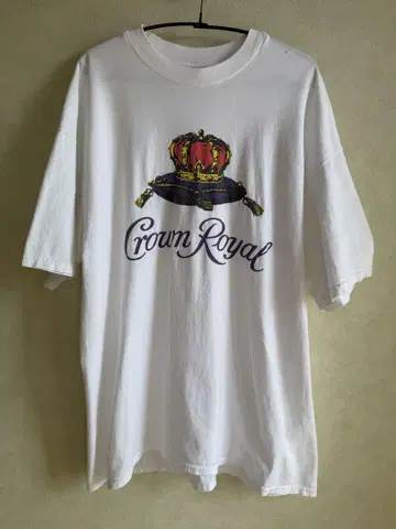 90년대 00년대 "CROWN ROYAL" 티셔츠 Hanes 2장 택