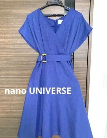 nano UNIVERSE 블루 원피스