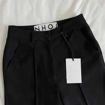 NHOJ JOHN 블랙 슬랙스