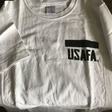 챔피온 USAFA 티셔츠 L 사이즈 화이트