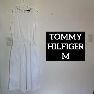 TOMY HILFIGER 타미힐피거 원피스 M 흰색 화이트