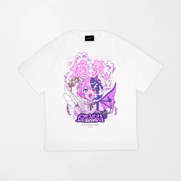 텐키 푸루루 환기 티셔츠 White L 사이즈 REJECT 미개봉
