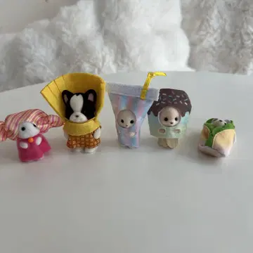 실바니안 패밀리 반짝반짝 복권 G상 5종 세트